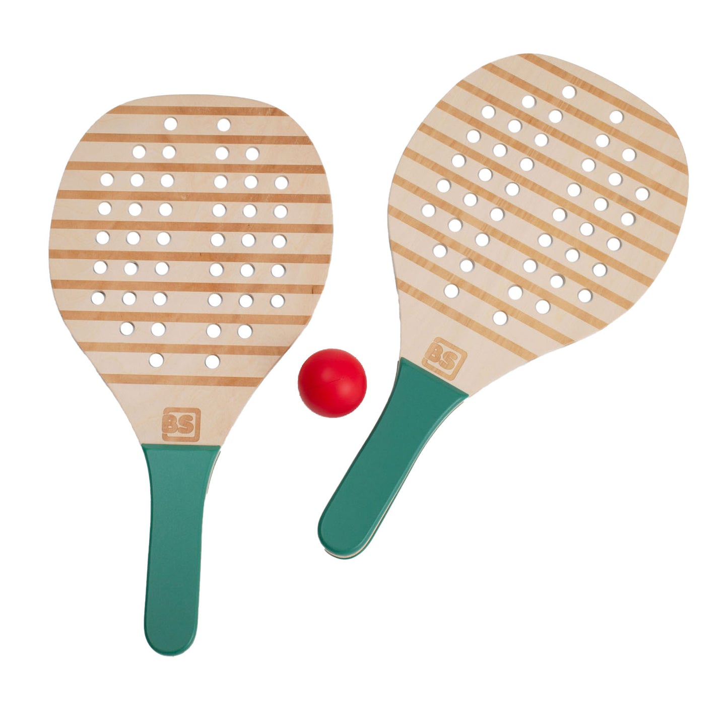 Bs toys houten padel rackets, 3dlg.