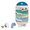 Bs toys houten autobaan set - 3dlg.