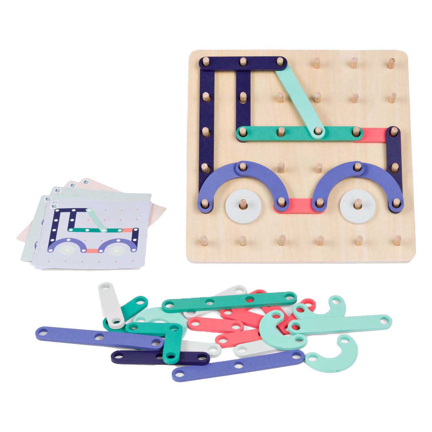 Bs toys houten geoplank - 40dlg.