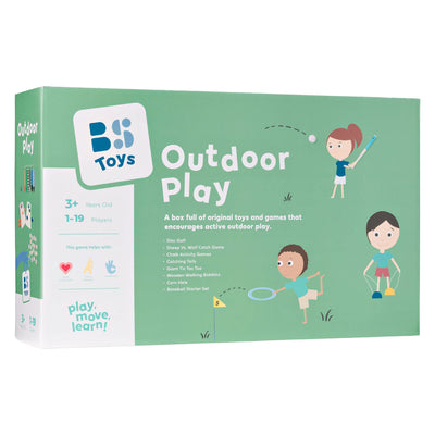 Bs toys bs toys outdoor play spelbundel – 8 actieve buiten- en binnen spellen voor kinderen