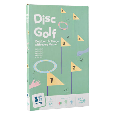 Bs toys – disc golf – buitenspel – speelgoed-golfset met vlaggen en schijven – vanaf 6 jaar