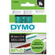 Dymo labeltape d1 standard 19mm x 7m zwart op groen