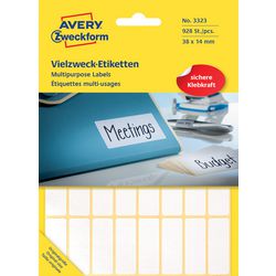 Multifunctionele etiketten avery 3324 wit 928 stuks