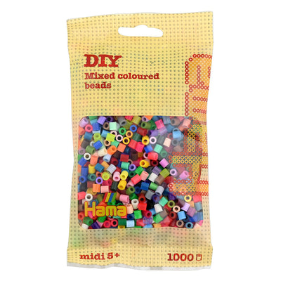Hama midi strijkkralenmix 2, 1000st.
