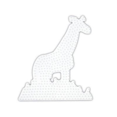 Hama strijkkralen grondplaat giraffe wit