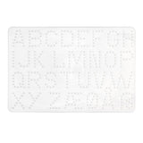 Hama strijkkralen grondplaat letters wit - afbeelding 2