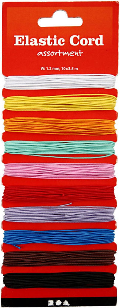 Creativ company elastiek kleur dikte 1mm, 10x3,5m