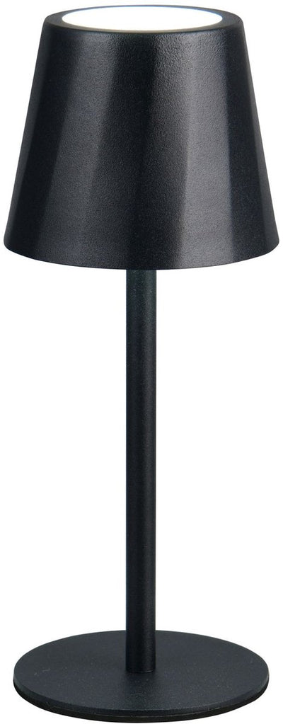Rl live your light reality diaz - tafellamp - zwart mat - incl. 1x smd 1,6 w - 4-stappen touch - traploos instelbare lichtkleur - usb-aansluiting - oplaadbaar - snoerloos
