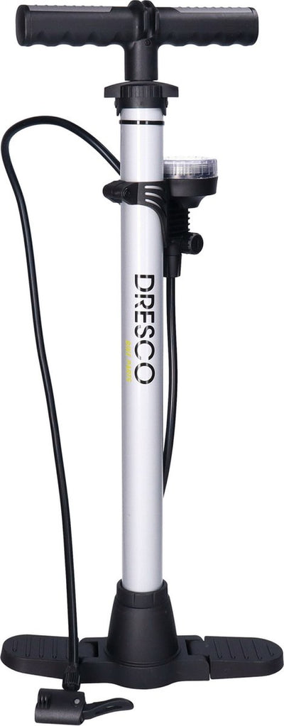 Dresco fietspomp - manometer – zwart