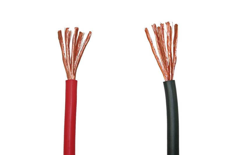 Accukabel 1x 16mm² rood - 25 meter