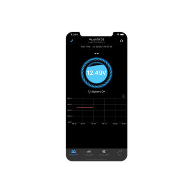 Battery monitor bluetooth accu capaciteit meter