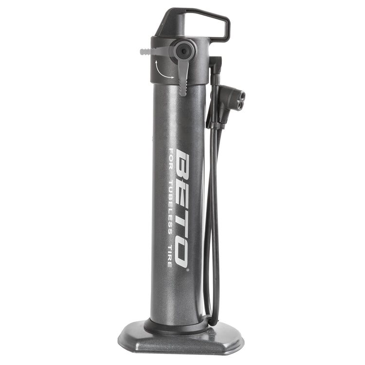 fietspomp universeel (av,dv,fv) 13 Bar staal grijs
