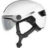 Abus fietshelm hud-y ace shiny white s - 51-55 cm - wit - geschikt voor gebruik op elektrische fietsen - stadsfietsen - 400 g