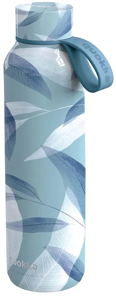Quokka solid fles blauw man,vrouw