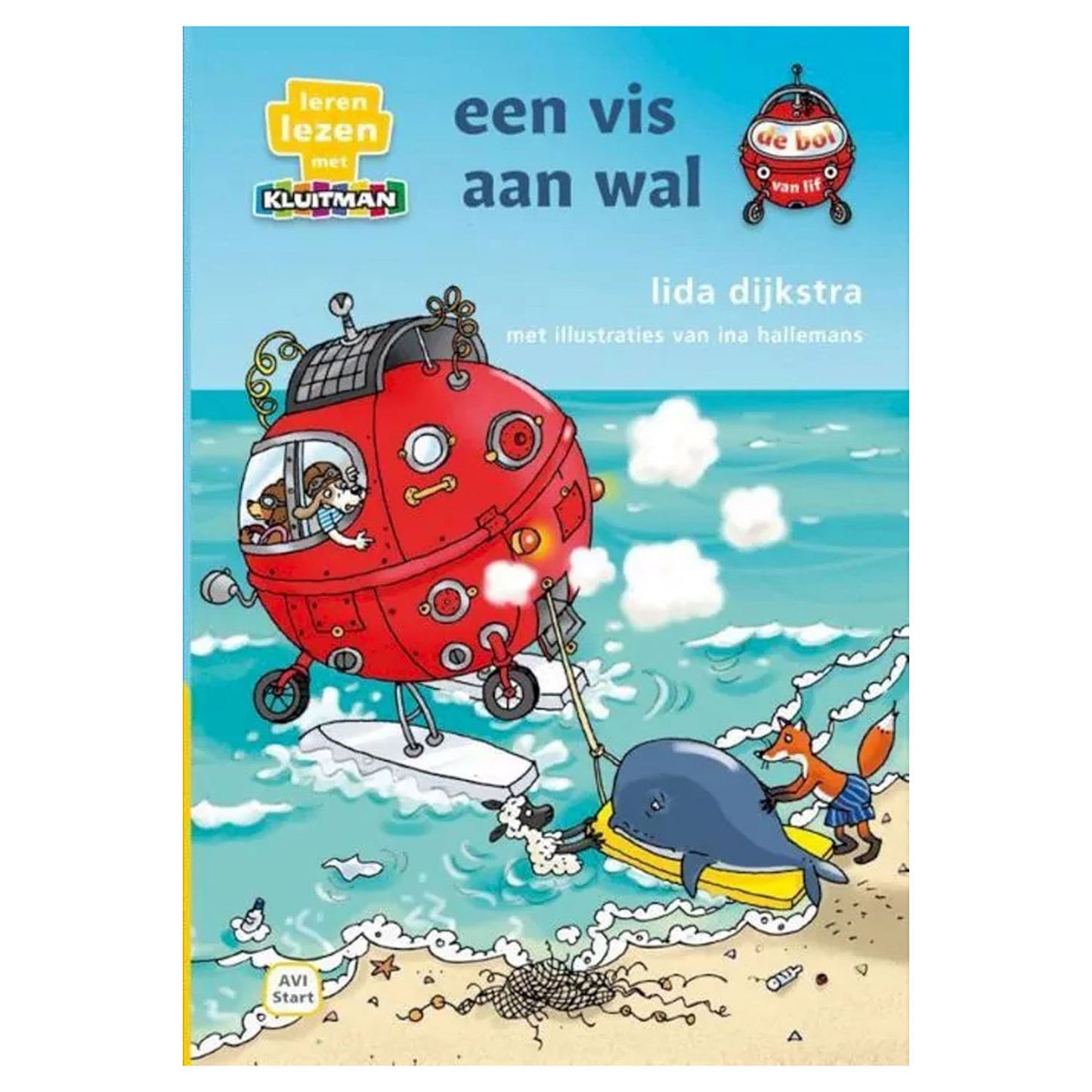 Uitgeverij Kluitman De bol van lif, een vis aan wal AVI Start