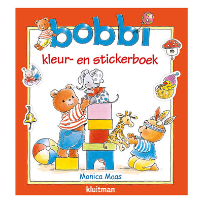 Uitgeverij kluitman bobbi kleur- en stickerboek
