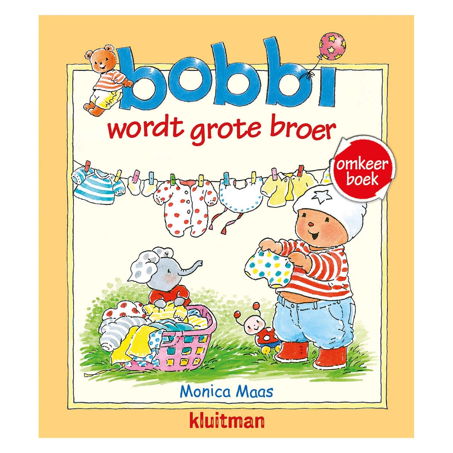 Uitgeverij kluitman bobbi omkeerboek - wordt grote broer en de baby