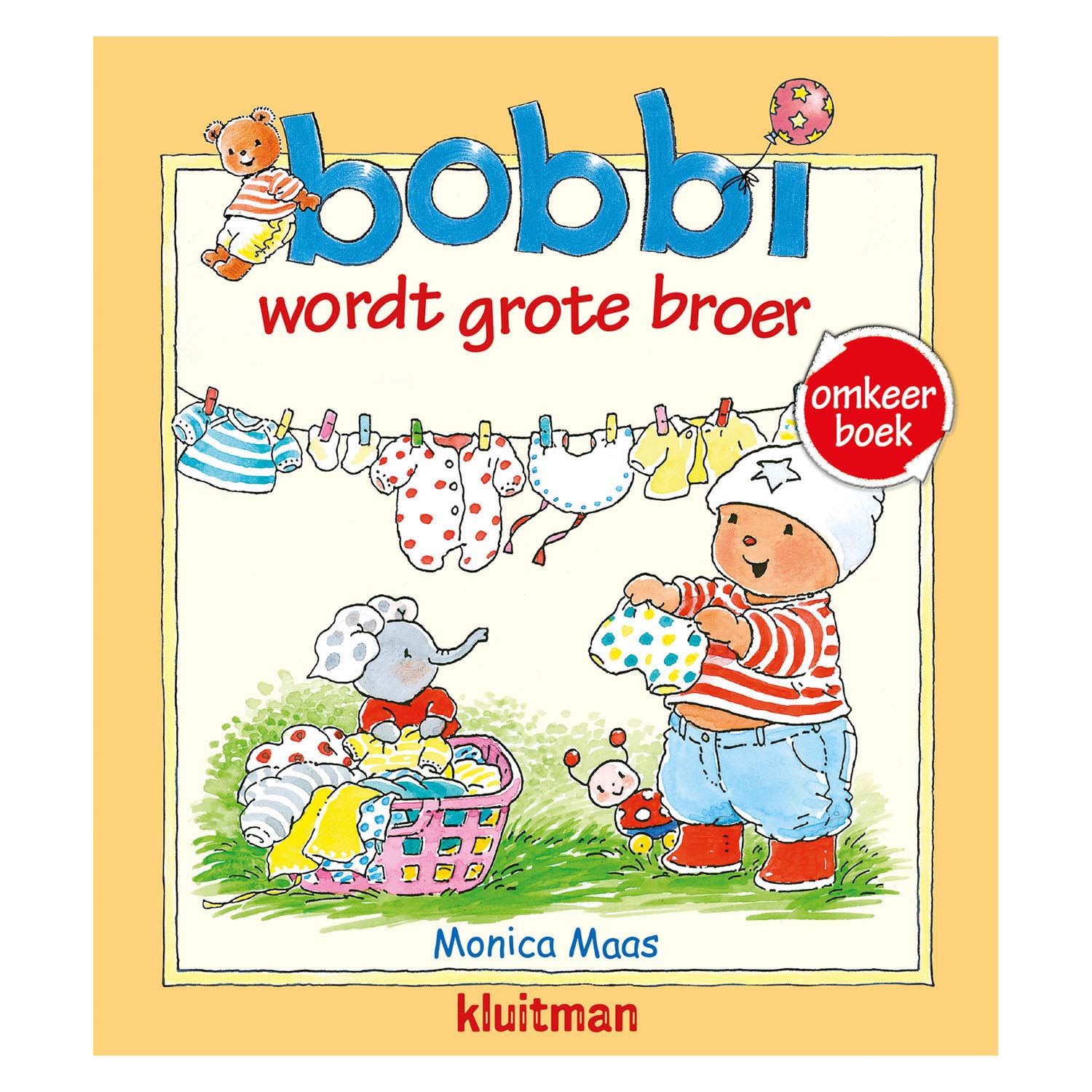 Uitgeverij kluitman bobbi omkeerboek - wordt grote broer en de baby