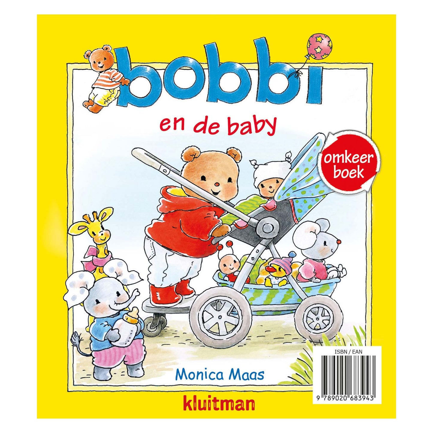 Uitgeverij kluitman bobbi omkeerboek - wordt grote broer en de baby