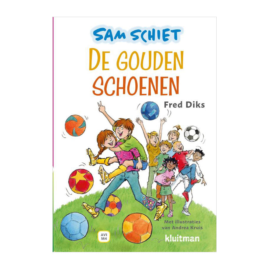 Uitgeverij kluitman lekker lezen met kluitman. sam schiet. gouden schoenen