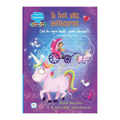 Uitgeverij kluitman ik hou van eenhoorns (en de mijne heeft grote dromen!) avi e3