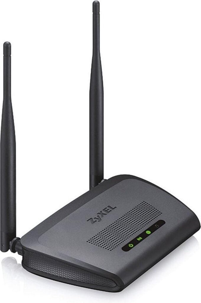 Zyxel zyxel nbg418n v2 draadloze router 300mbps zwart