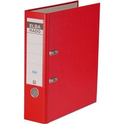 Ordner elba rado brilliant rood a4 500 vel karton polypropyleen