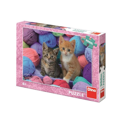 puzzel schattige kittens tussen de wol 300 xl stukjes