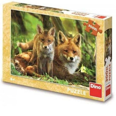 puzzel moedervos met welpje 300 xl stukjes