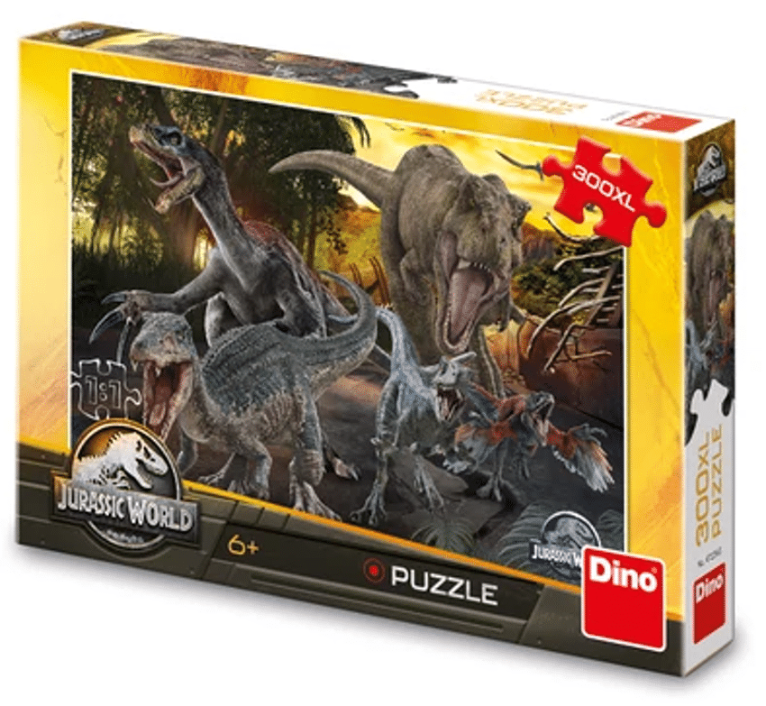 puzzel jurassic world dinosauriërs 300 xl stukjes