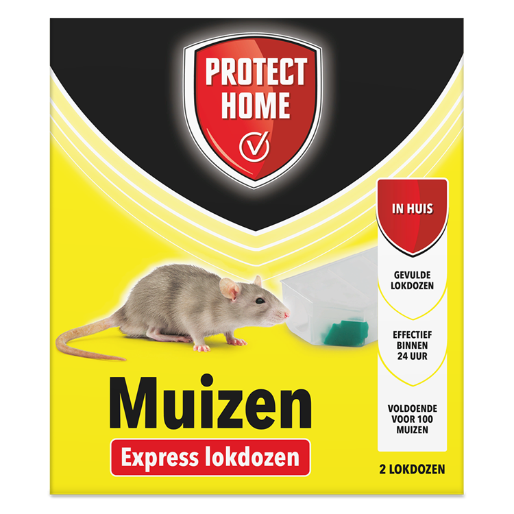 Pro-tect 1066307 - express muizenmiddel 2 stuks | 2 stuks