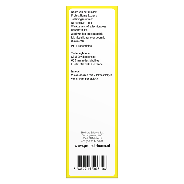 Pro-tect 1066307 - express muizenmiddel 2 stuks | 2 stuks