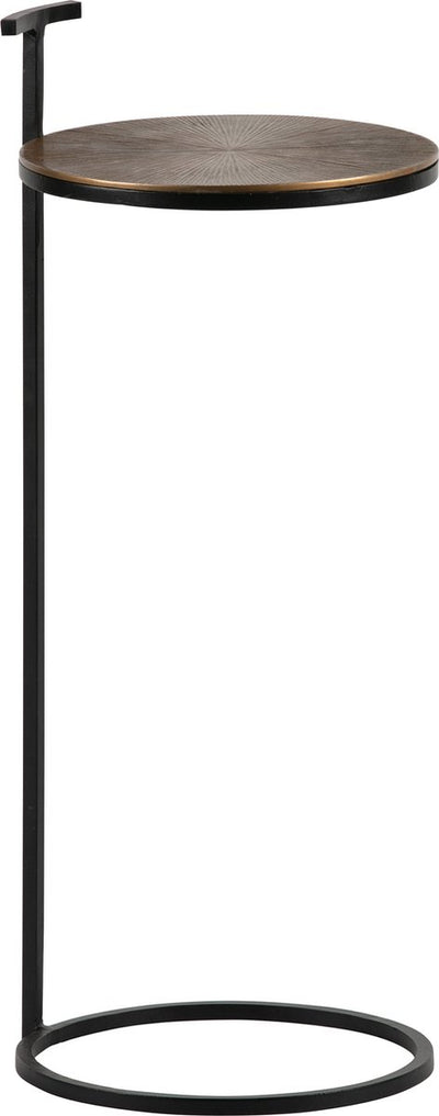 Woood position bijzettafel - metaal - antique brass - 64x26x26