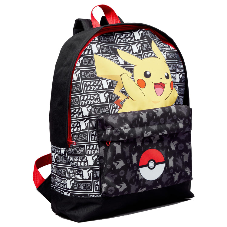 Pokémon rugzak met voorvak pokeball pikachu