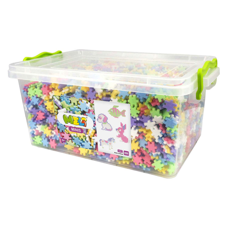Meli minis pastel bouwblokken, 5000dlg.