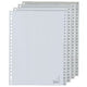 Kangaro tabbladen pp g100cm a4 120 micron grijs 4-serie 1-100 23-gaats bedrukt