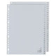 Kangaro tabbladen pp g452cm a4 120 micron grijs 2-serie 1-52 23-gaats bedrukt
