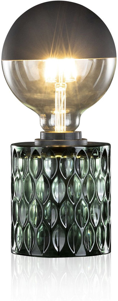 Pauleen led tafellamp crystal magic - e27 - max. 20w - woonkamer, slaapkamer eetkamer - groen