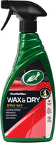 Turtle wax green line wax dry - waxen terwijl auto aan het drogen is – tijdbesparend - geeft een diepe glans bescherming - 500ml