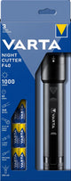 Varta night cutter f40 zaklamp werkt op batterijen led 1000 lm 65 h 134 g