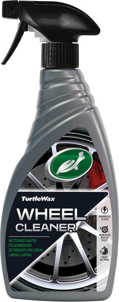 Fource turtle wax wheel cleaner - krachtige formule - verwijdert vuil, vet remslijpsel - voor alle soorten velgen - 500ml