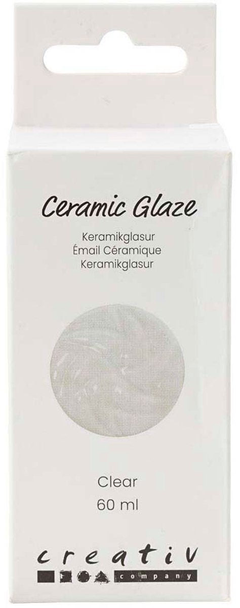 Creativ company keramiek glazuur 984-1101 c transparant helder - 60ml
