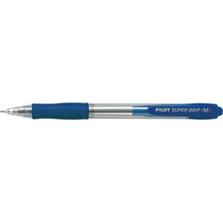 Balpen pilot super grip blauw inkt op oliebasis
