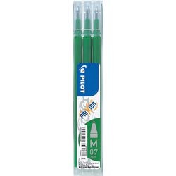 Navulling voor rollerballpen pilot 0,35 mm uitwisbaar groen pak 3 stuks