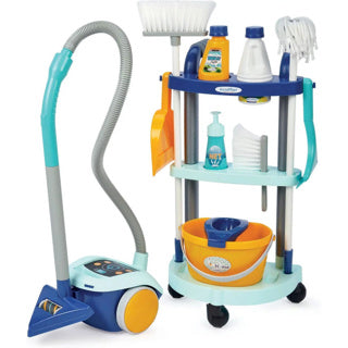 Ecoiffier clean home schoonmaakkar met stofzuiger