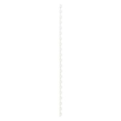 Bindruggen gbc plastic a4 6mm wit capaciteit 25vel