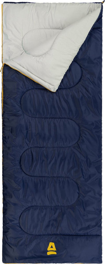 Abbey camp slaapzak ripstop - dekenmodel - blauw - 210x82 cm - koppelbaar