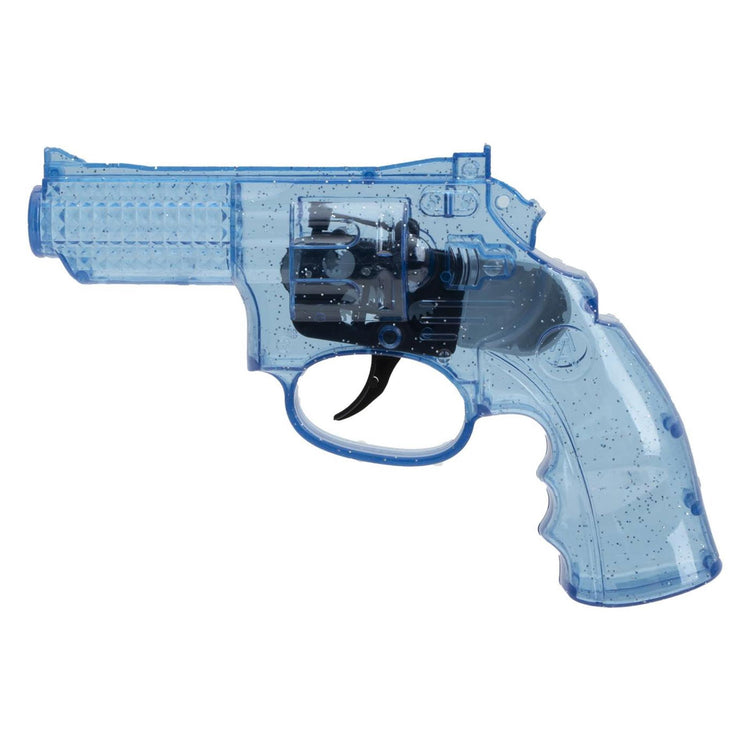 Speelgoed revolver sparkling 15cm 3 assorti