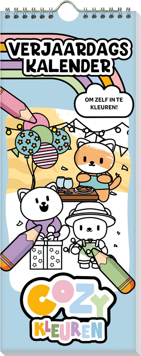 Verjaardagskalender - cozy -