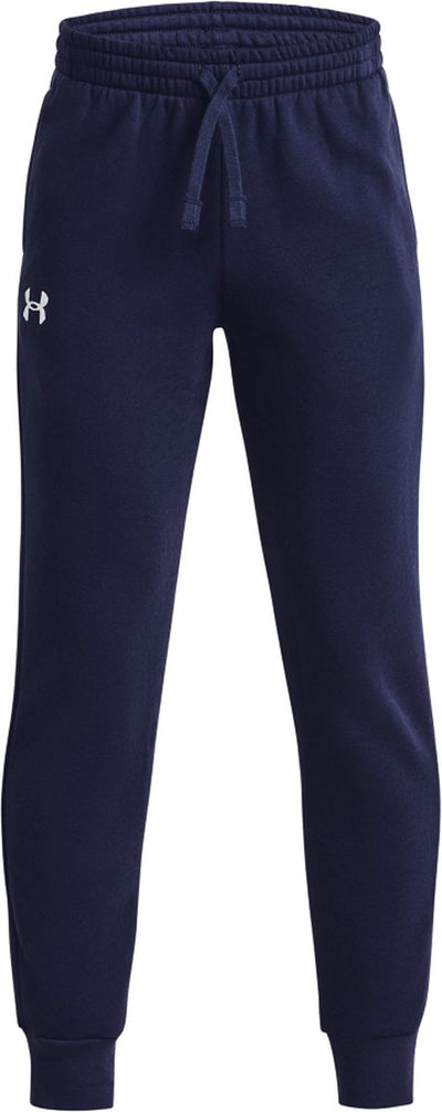 Under armour ua rival fleece joggers unisex sportbroek - navy - wit
